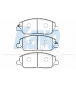 KAVO PARTS - BP3032 - К-т колодок торм. Fr Hyundai Santa Fe 10.05->